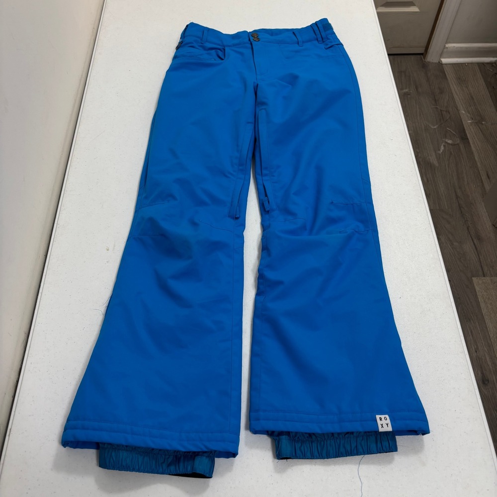 Roxy 8K Snow Pants Womens Small Blue Regular Fit Waterproof Ski Snowboard